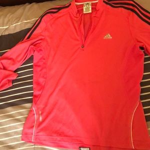 Adidas active pink long sleeve shirt